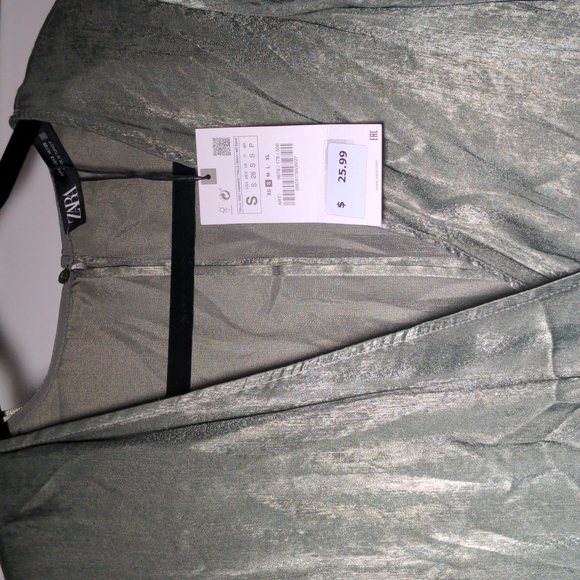 Satin Zara Faux Wrap Romper - Picture 2 of 3